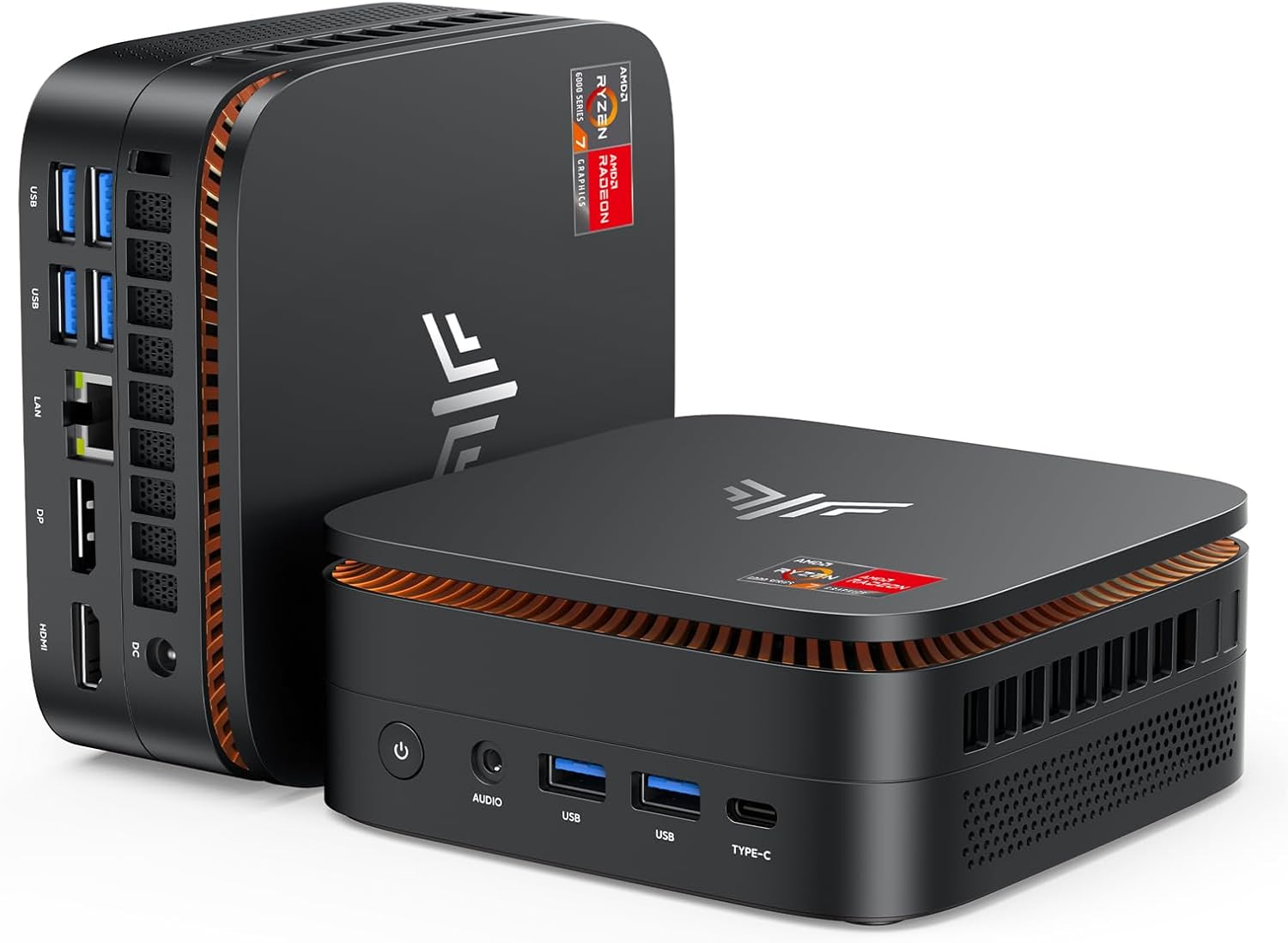 KAMRUI Hyper H1 Gaming Mini PC | Ryzen 7 6800H, Radeon 680M, 32GB