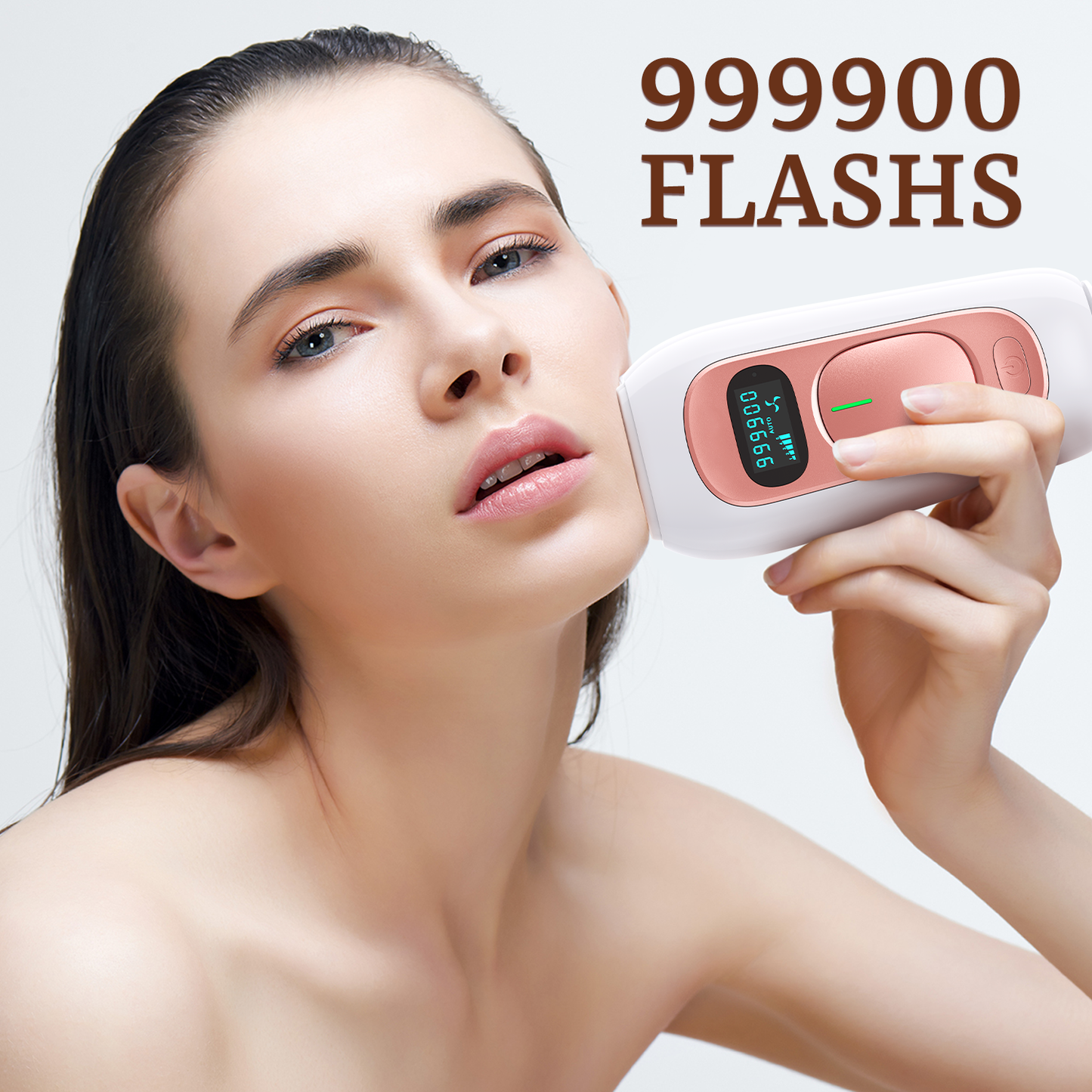 IPL Hair Removal for Women and Men, New Upgraded 999,900 Flashes Permanent Laser Hair Removal Device on Facial Legs Arms Armpits Body, At-Home Use