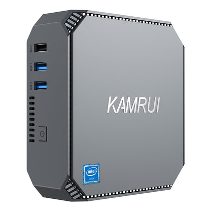 KAMRUI AK2 Plus Mini PC, Intel 12th Gen Alder Lake- N100(up to 3.4GHz) Mini Tower Computer, 16GB DDR4 RAM 500GB SSD Mini Computer Windows 11 Support 4K HD/WiFi 5/BT4.2/Gigabit Ethernet for Home/Office
