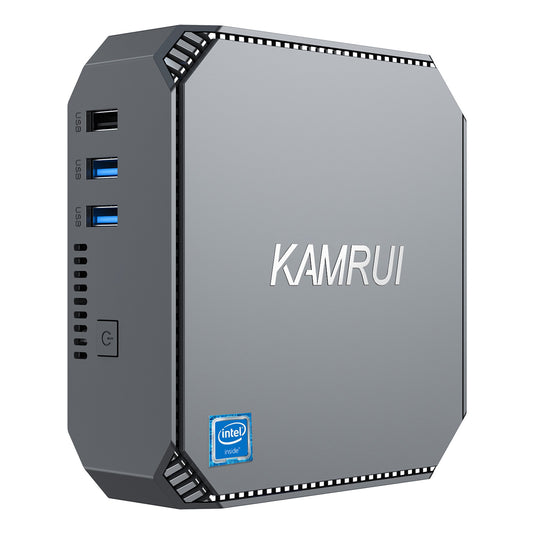 KAMRUI AK2 Plus Mini PC, Intel 12th Gen Alder Lake- N100(up to 3.4GHz) Mini Tower Computer, 16GB DDR4 RAM 512GB SSD Mini Computer Windows 11 Support 4K HD/WiFi 5/BT4.2/Gigabit Ethernet for Home/Office