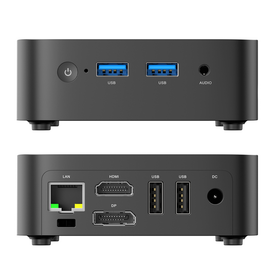 ACEMAGIC Vista V1 N150 Mini PC,16GB DDR4 RAM 512GB SSD Mini Computers, Twin Lake N150(Beat N100/N95) Small Desktop PC, 4K Dual Display/HDMI/WiFi/BT/LAN for Home/Office, Preinstalled Win 11 Pro