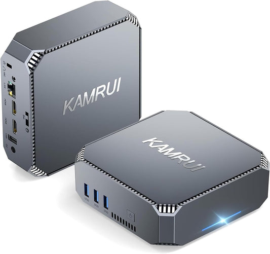 KAMRUI AK2 Plus N100 Mini PC with Windows 11, 16GB DDR4 RAM 512GB SSD Mini Desktop Computers, Supports Dual 4K Displays for Home School Office