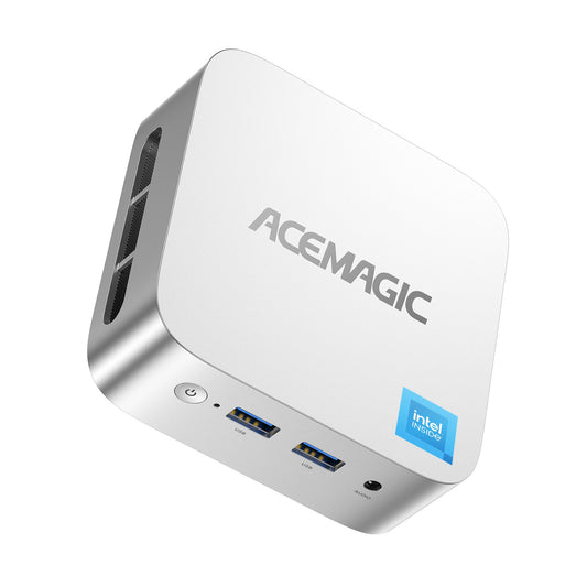 ACEMAGIC N150 Vista Mini PC V1, 16GB DDR4 RAM 1TB SSD, Windows 11 Pro Desktop 4K Dual Display, WiFi/Bluetooth, for Home/Office