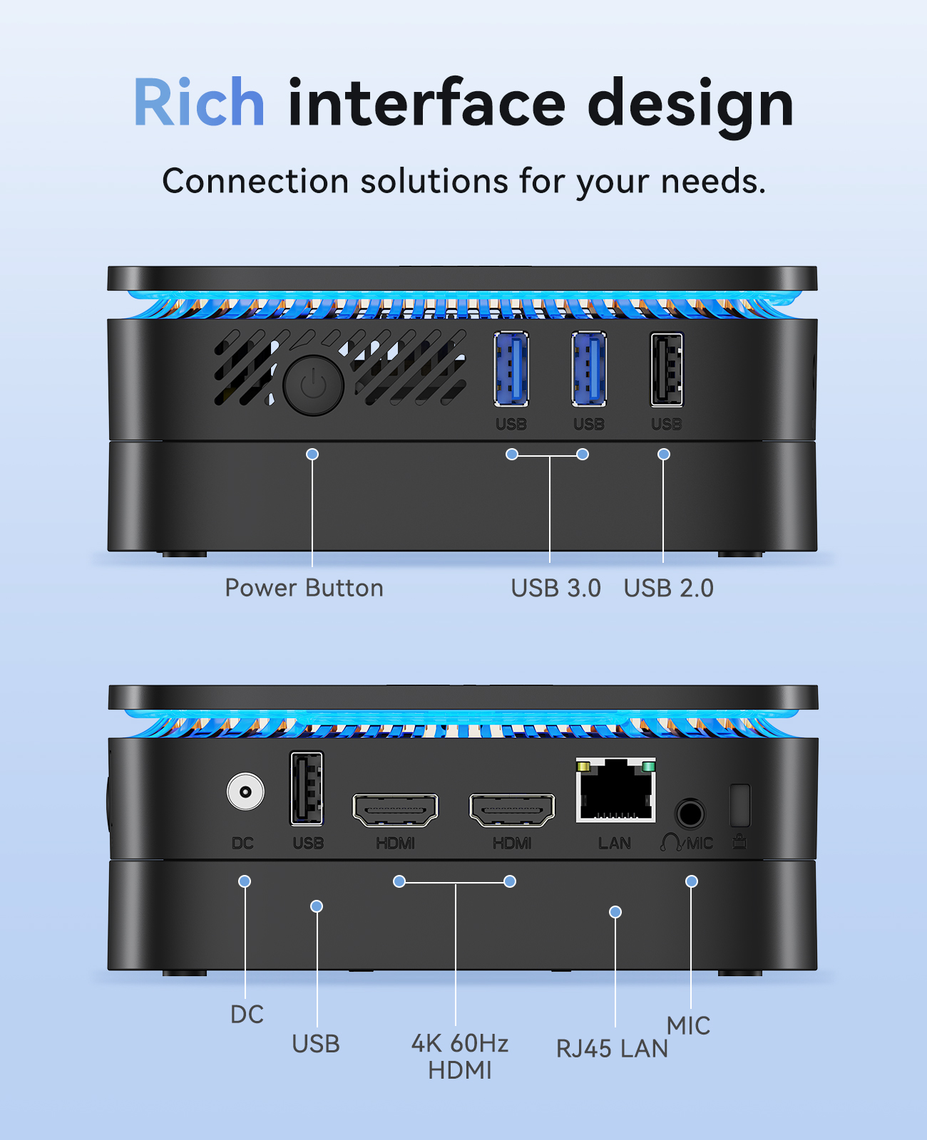 KAMRUI Mini PC,12th Intel Alder Lake- N100 up to 3.4 GHz,Mini Desktop Computer 12GB LPDDR5 256GB M.2 SSD,Mini Computer Support 2.5" SSD (up to 2TB),2.4G/ 5.0G WiFi,BT,4K, Business, Home, Office