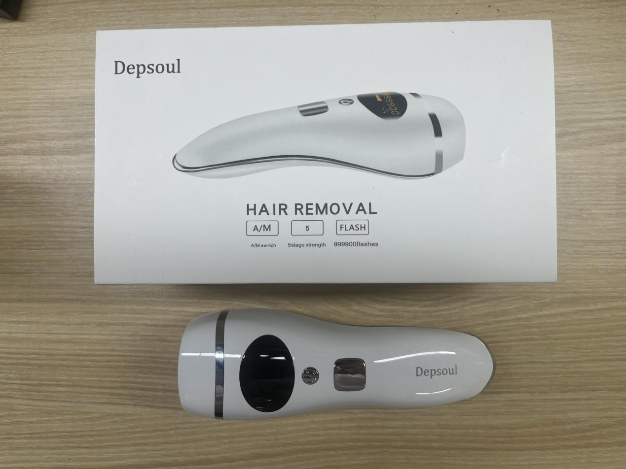 DEPSOUL IPL Hair Removal for Women and Men, Permanent Laser Hair Removal 999900 Flashes for Facial Legs Arms