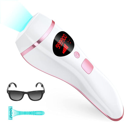 Laser Hair Removal for Women Permanent IPL Hair Removal Device At-Home Use 999900 Flashes for Face Arms Bikini Line Whole Body Treatment