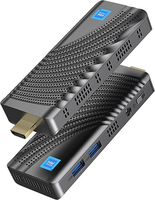 KAMRUI Mini PC Stick Windows 11 Pro, 8GB DDR4 128GB ROM J4125 Intel Celeron (Up to 2.7GHz) Computer Stick Support 4K HDMI, 2.4G/5G WiFi BT4.2, USB3.0 on Office Business Trip HTPC, Auto Power On