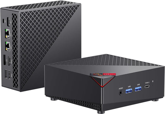 ACEMAGICIAN Mini PC AMD Ryzen 7 5700U, Dual Channel Mini Gaming PC 16GB DDR4 512GB SSD, Mini Computers Micro Desktop PC Support Windows 11/4K Triple Display/WiFi6/BT5.2/Gaming/Office/Home