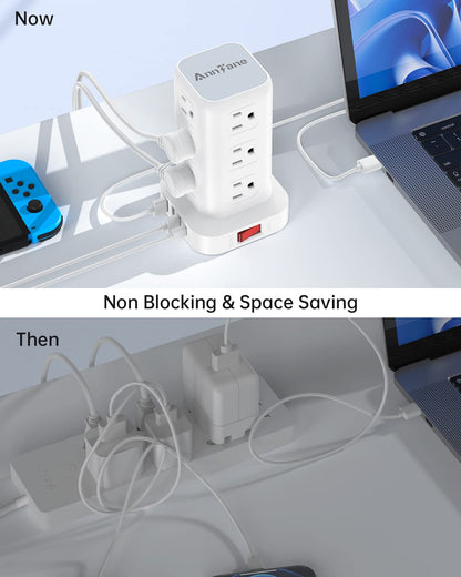 ZYC06 Power Strip Surge Protector $19.99 After 05CB7AEV At Amazon prime day!