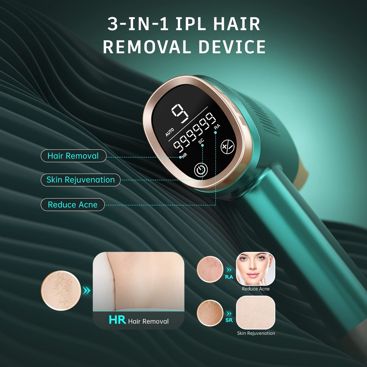 At-Home IPL Hair Removal for Women and Men of 51% OFF by Amazon