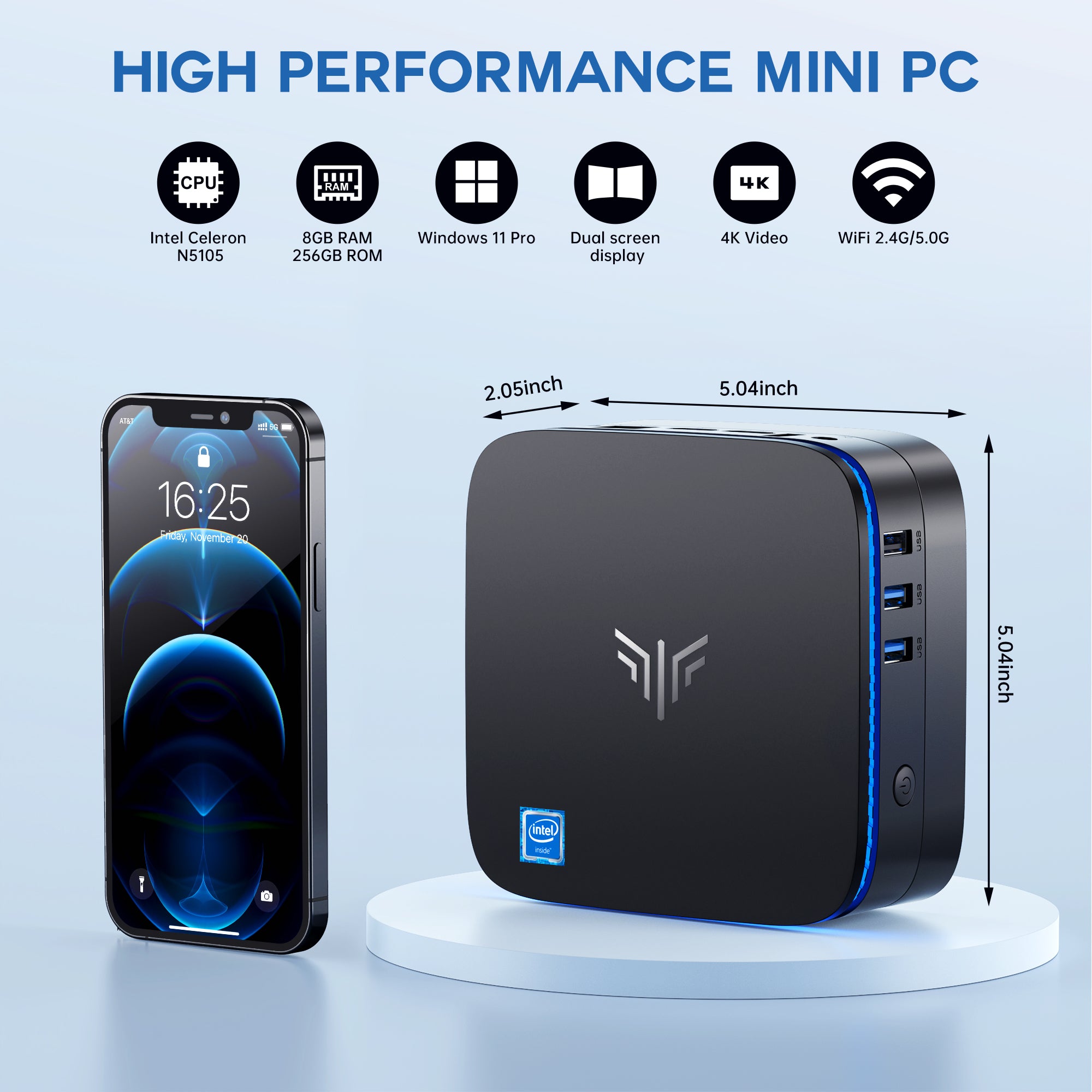 KAMRUI AK1 Pro Mini PC