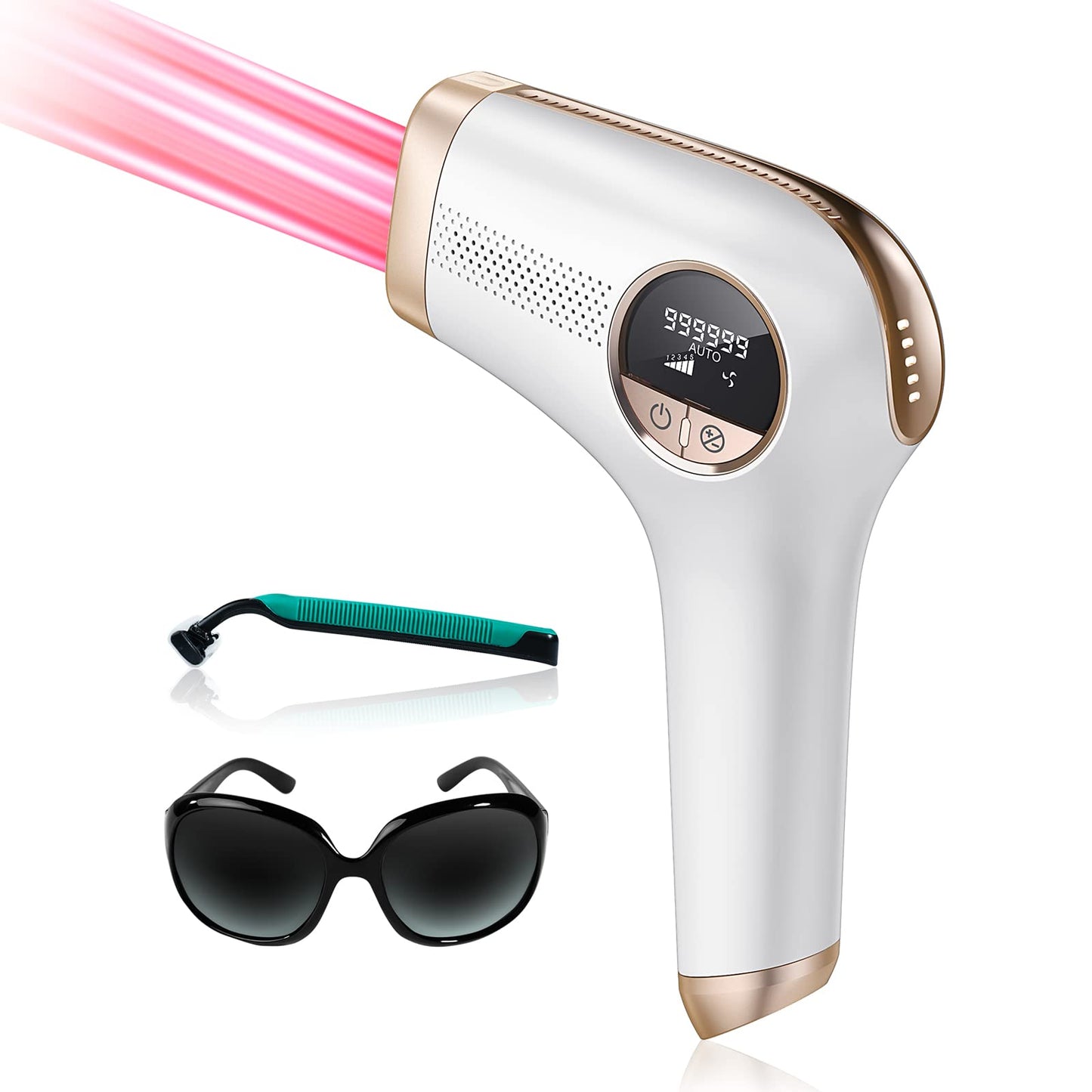 Laser Hair Removal,Permanent IPL Hair Removal for Women at Home Use Laser Hair Remover Painless Hair Removal Device for Whole Body Use