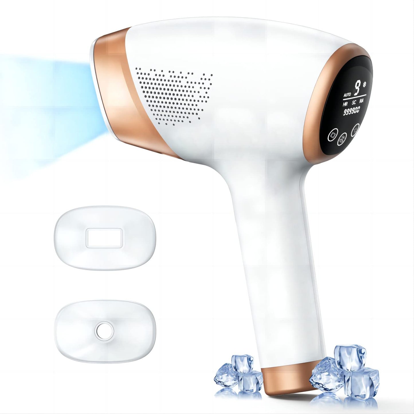 Laser Hair Removal for Women, Permanent At-Home IPL Hair Removal Device Painless with Ice Cooling Function Hair Remover Machine on Legs Armpits Back Arms Face Bikini Line